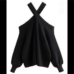 Goodnight macaroon Mall cross sweater sz M